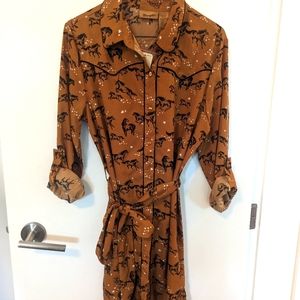 Wrangler women's button up dress - size small